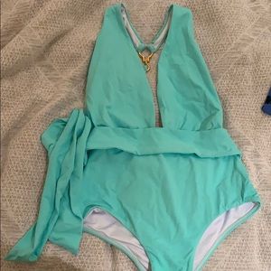 Onda de mar sexy one piece